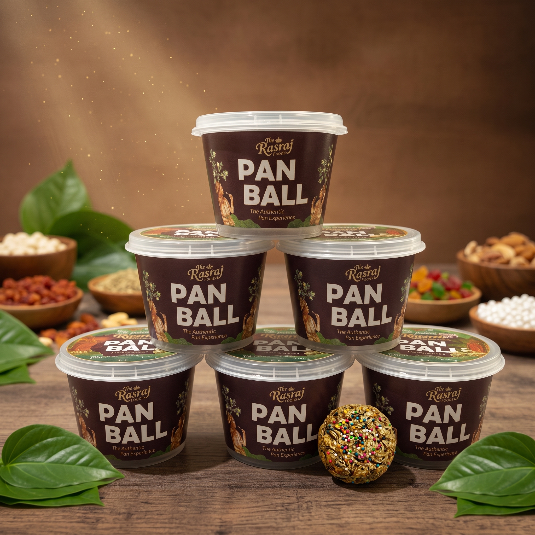 Rasraj Pan Ball Sample Kit in premium packaging